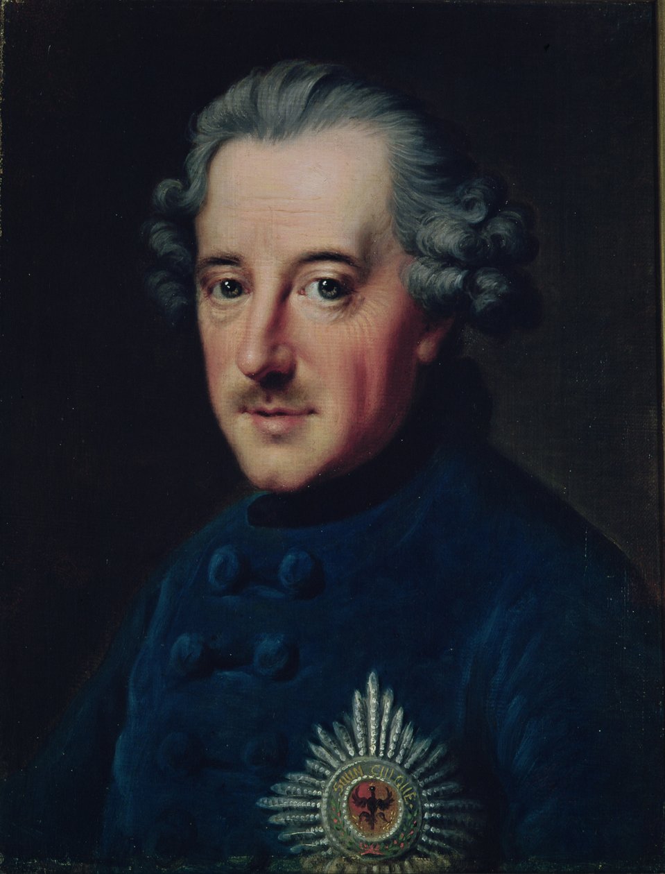 Fridrich II. Veliký (1712-86) od Johann Georg Ziesenis