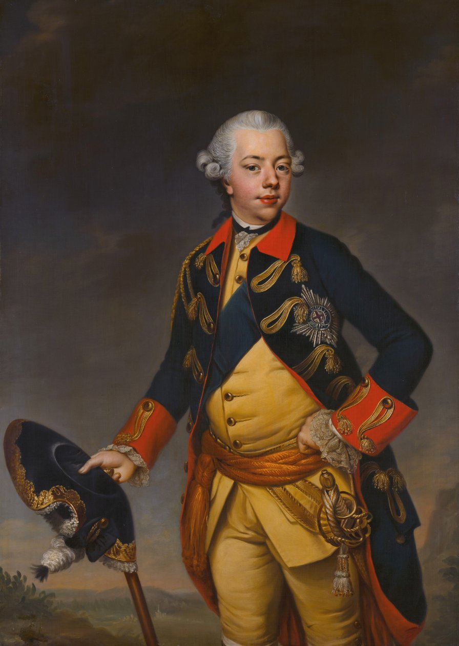 Portrét Stadholder Willem V (1748-1806) od Johann Georg Ziesenis