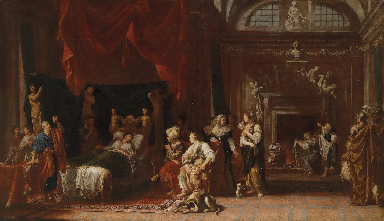 Antiochus a Stratonike od Johann Heiss