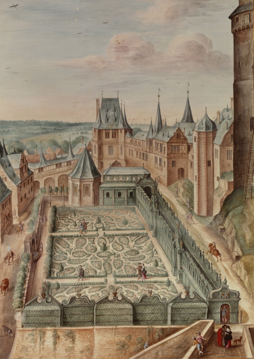 Zahrada, 1660 od Johann Jakob Walther