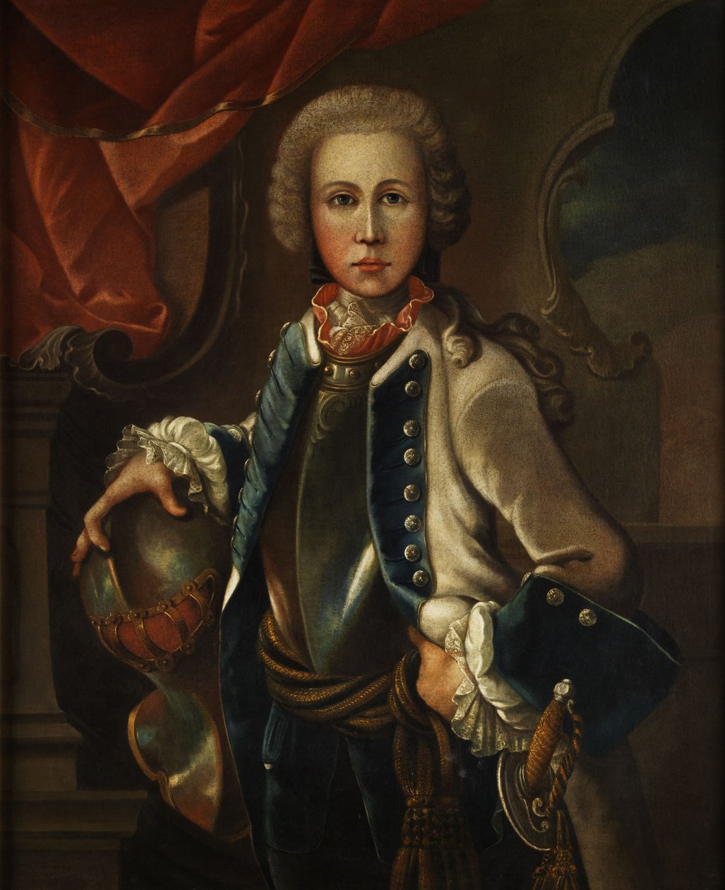 Portrét mladého šlechtice od Johann Michael Franz