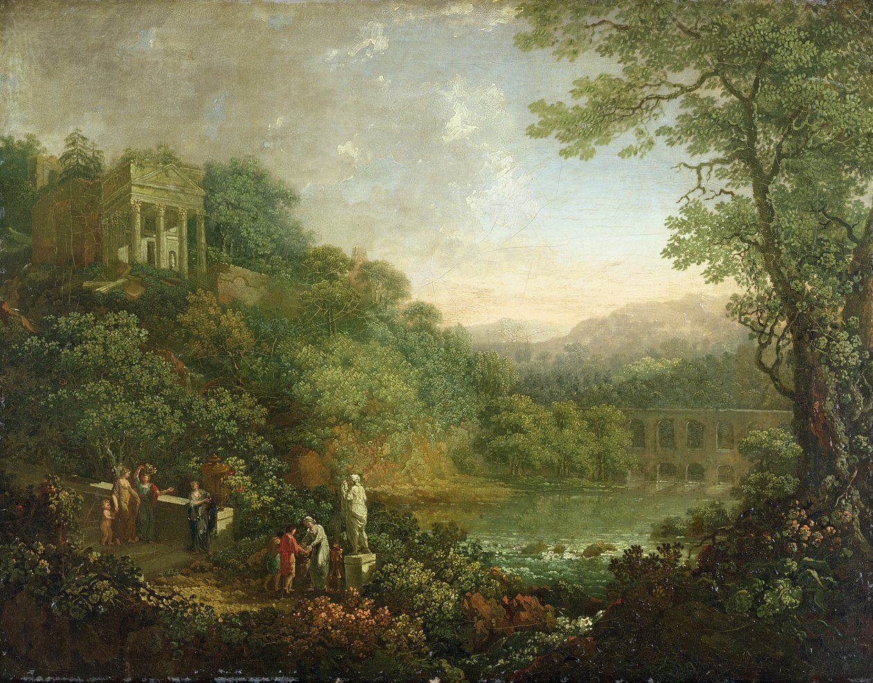 Ideální krajina, 1776 od Johann Sebastian Bach