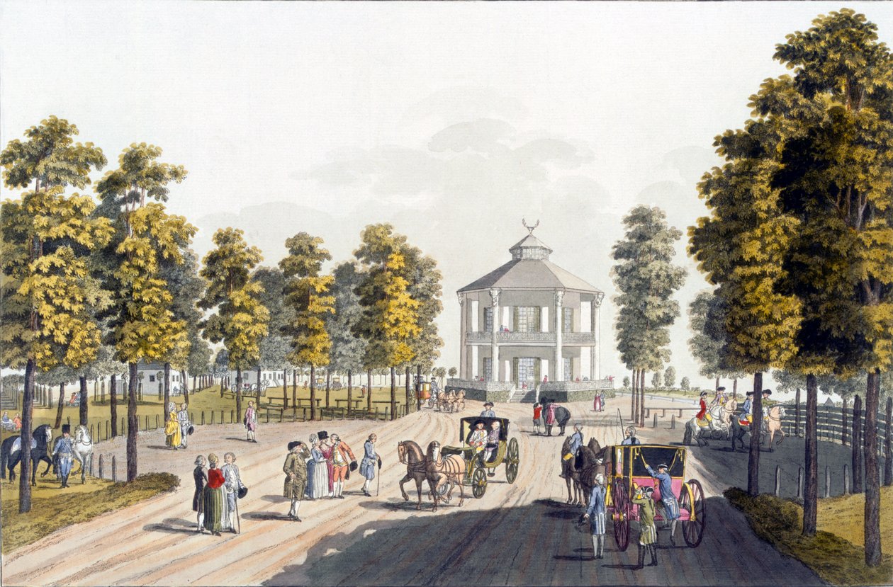Letohrádek v Prátru, Vídeň, 1792 od Johann Ziegler