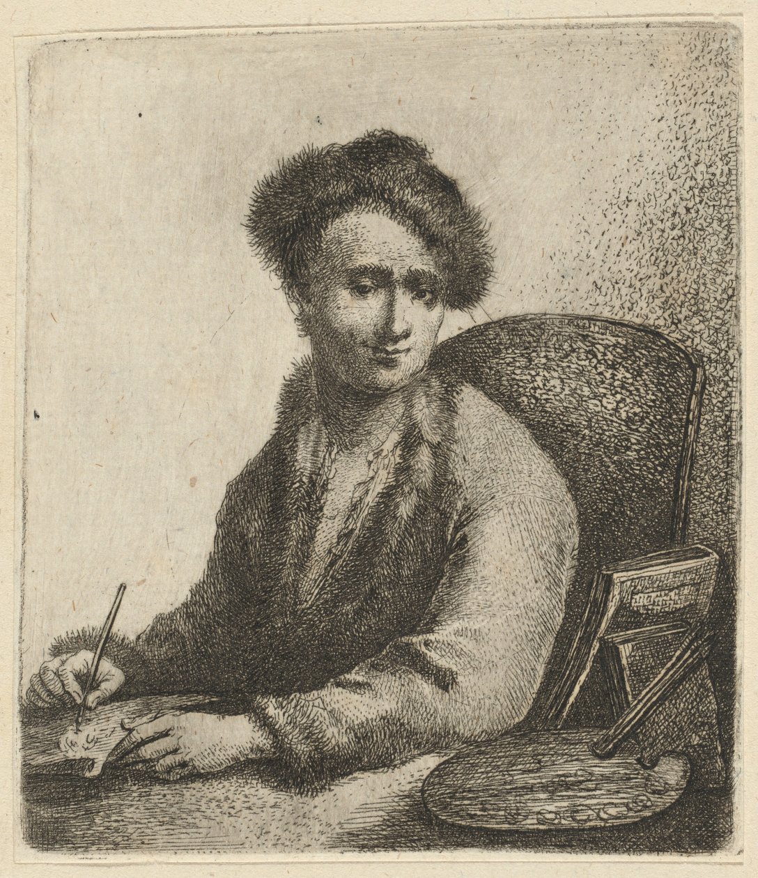Autoportrét od Johann Andreas Benjamin Nothnagel