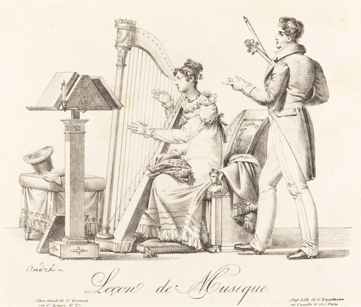 Hudební lekce Hudební lekce. od Johann Anton André