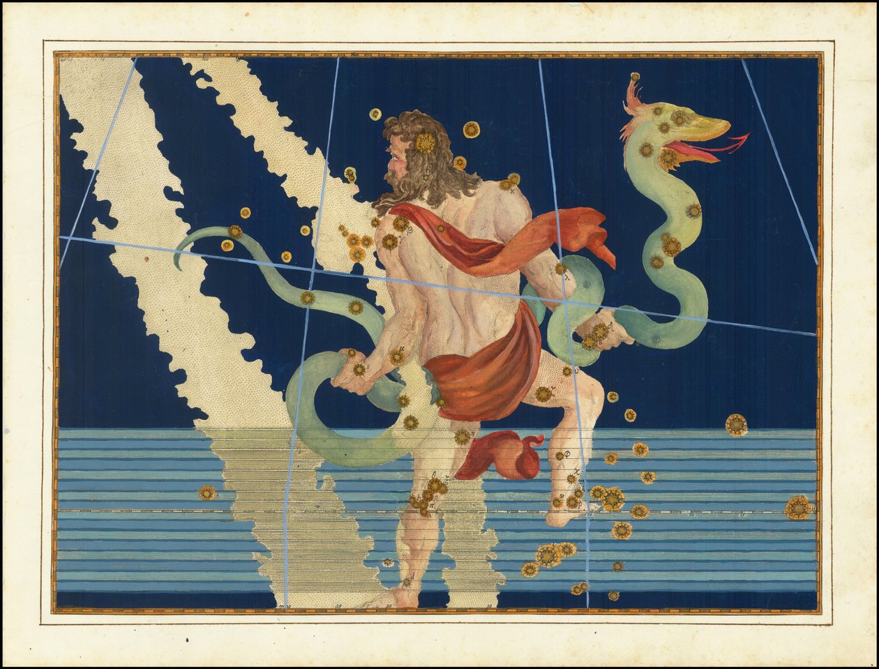 Johann Bayer, Ophiuchus a Serpentarius od Johann Bayer