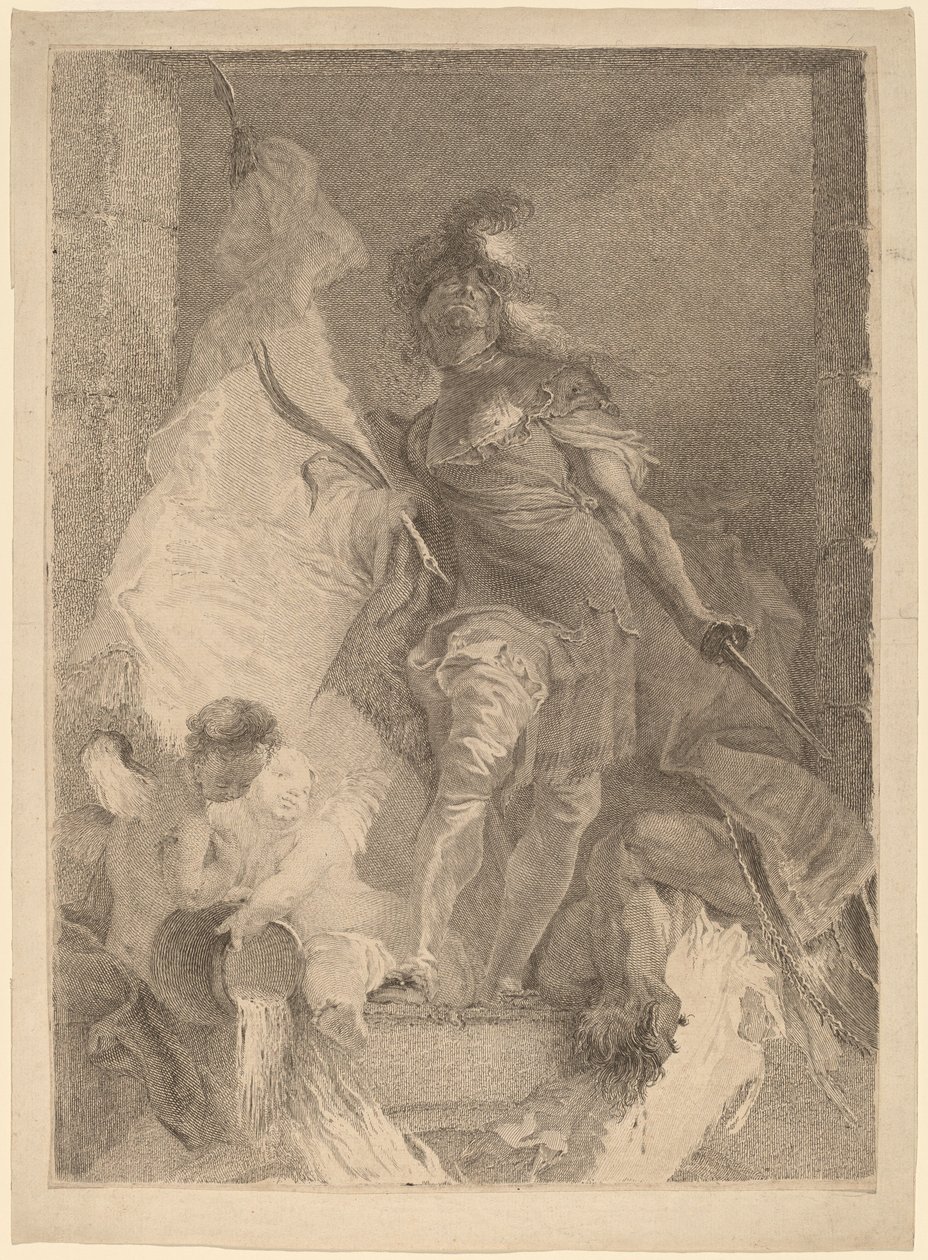 Saint-Florian od Johann Beheim after Franz Anton Maulbertsch