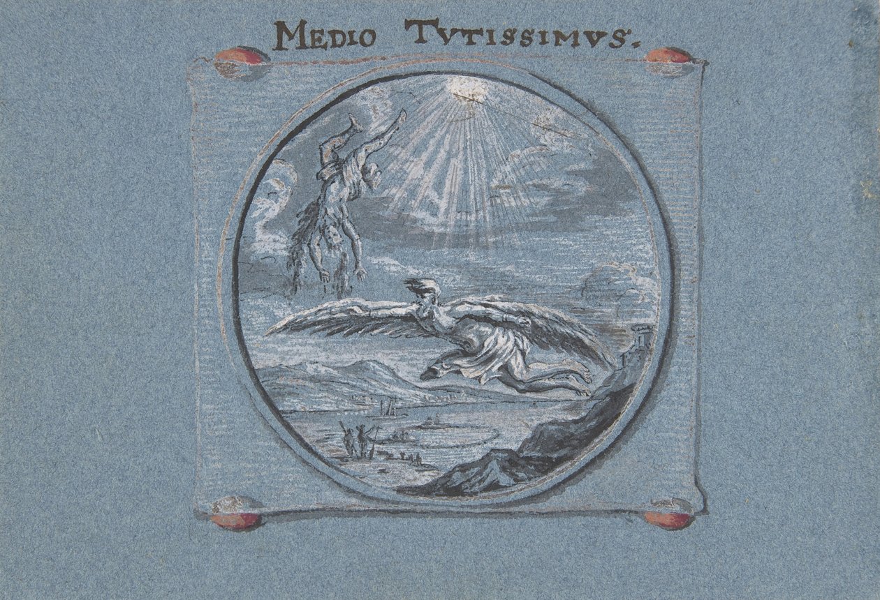 Ikarův pád, 1692. od Johann Caspar Hessius