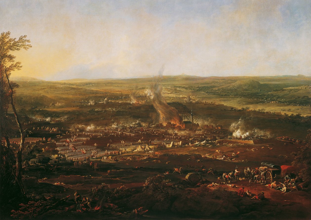 Bitva u Hochkirchu od Johann Christian Brand