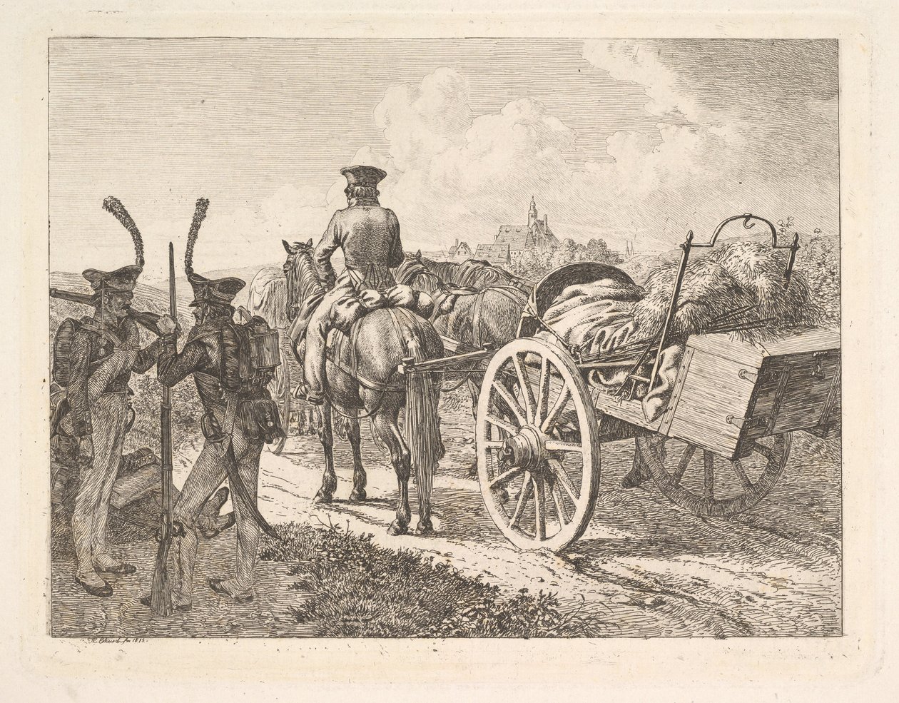 Ruská mobilní kovárna, 1815. od Johann Christian Erhard