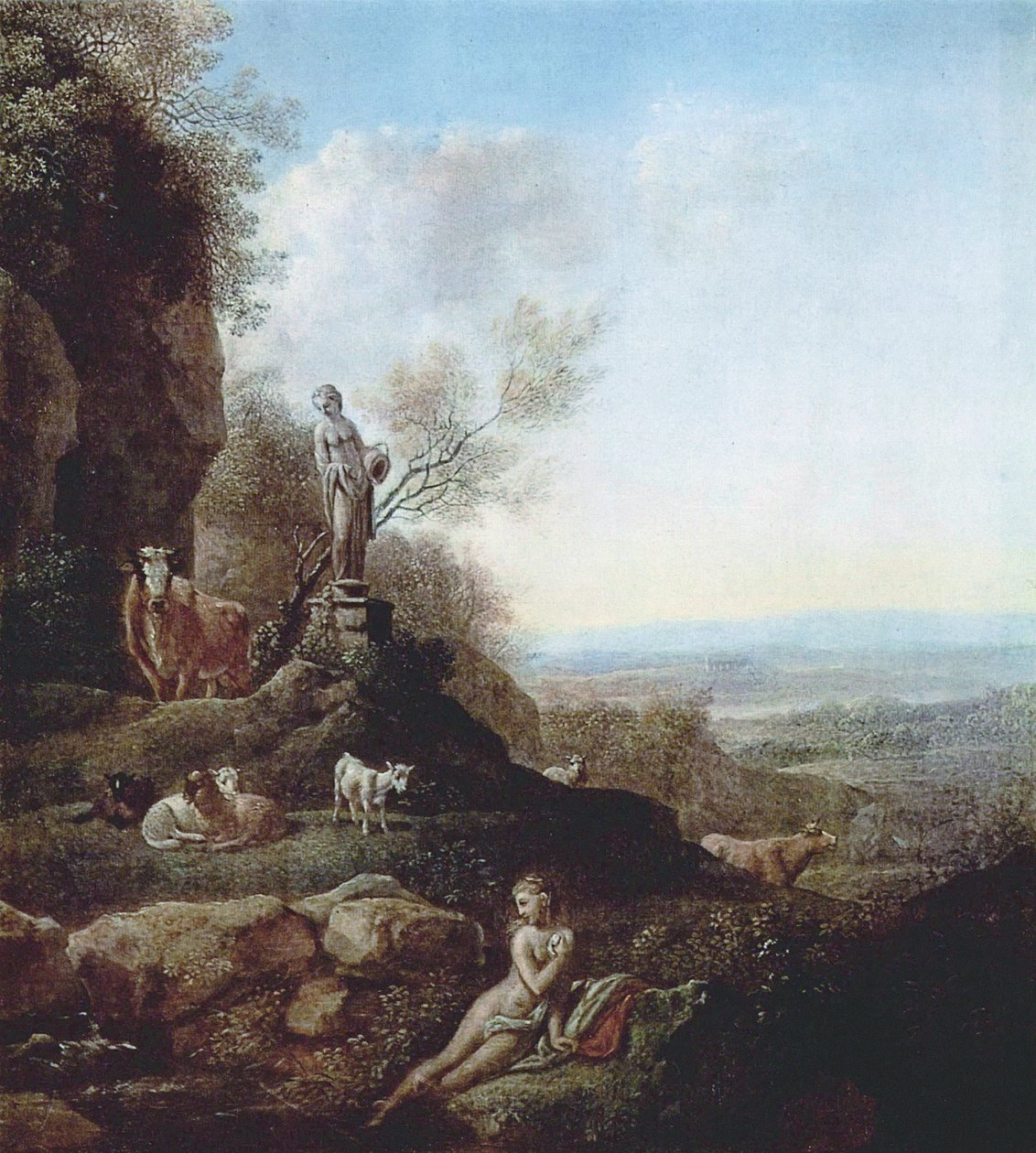 Italská krajina od Johann Christian Klengel