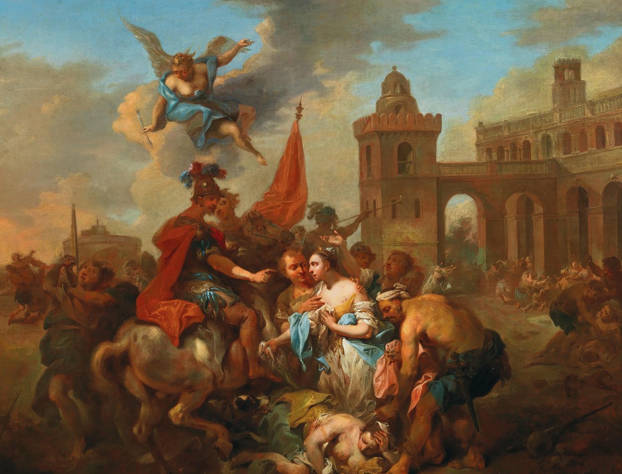Romulus a Hersilia, cca 1764-1765. od Johann Conrad Seekatz