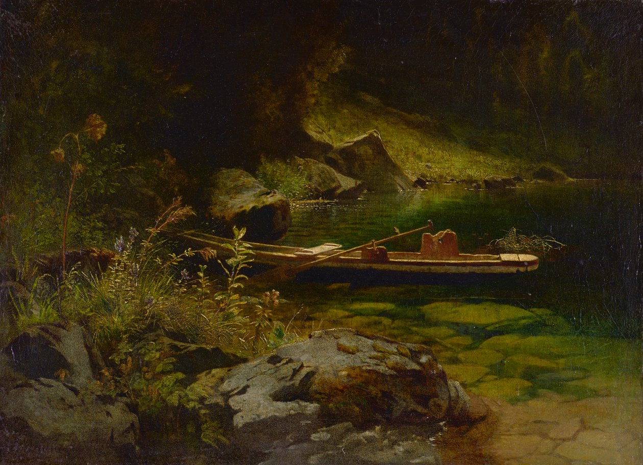 Studie z Koenigssee od Johann Friedrich Hennings