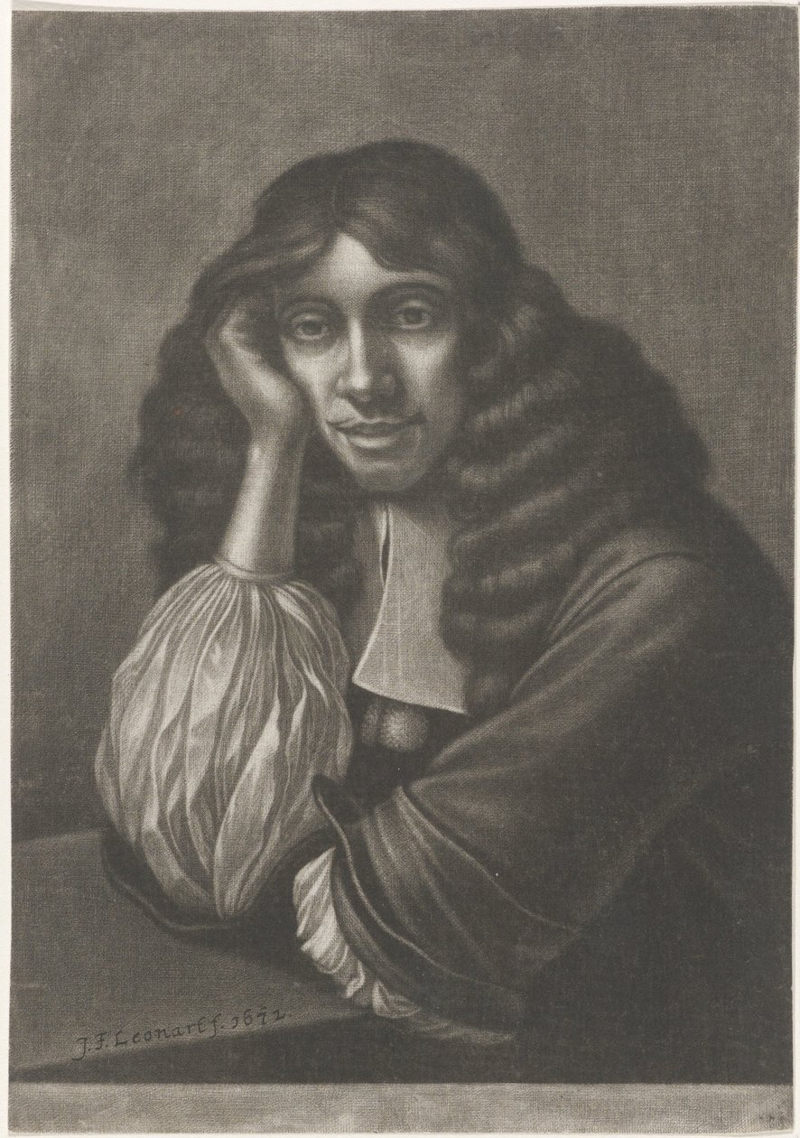 Portrét Forest Laughing Brown od Johann Friedrich Leonard