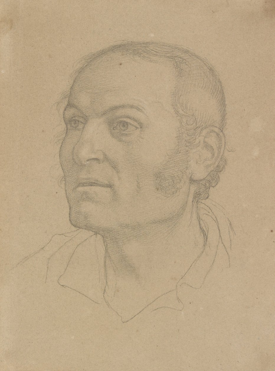 Hlava muže od Johann Friedrich Overbeck