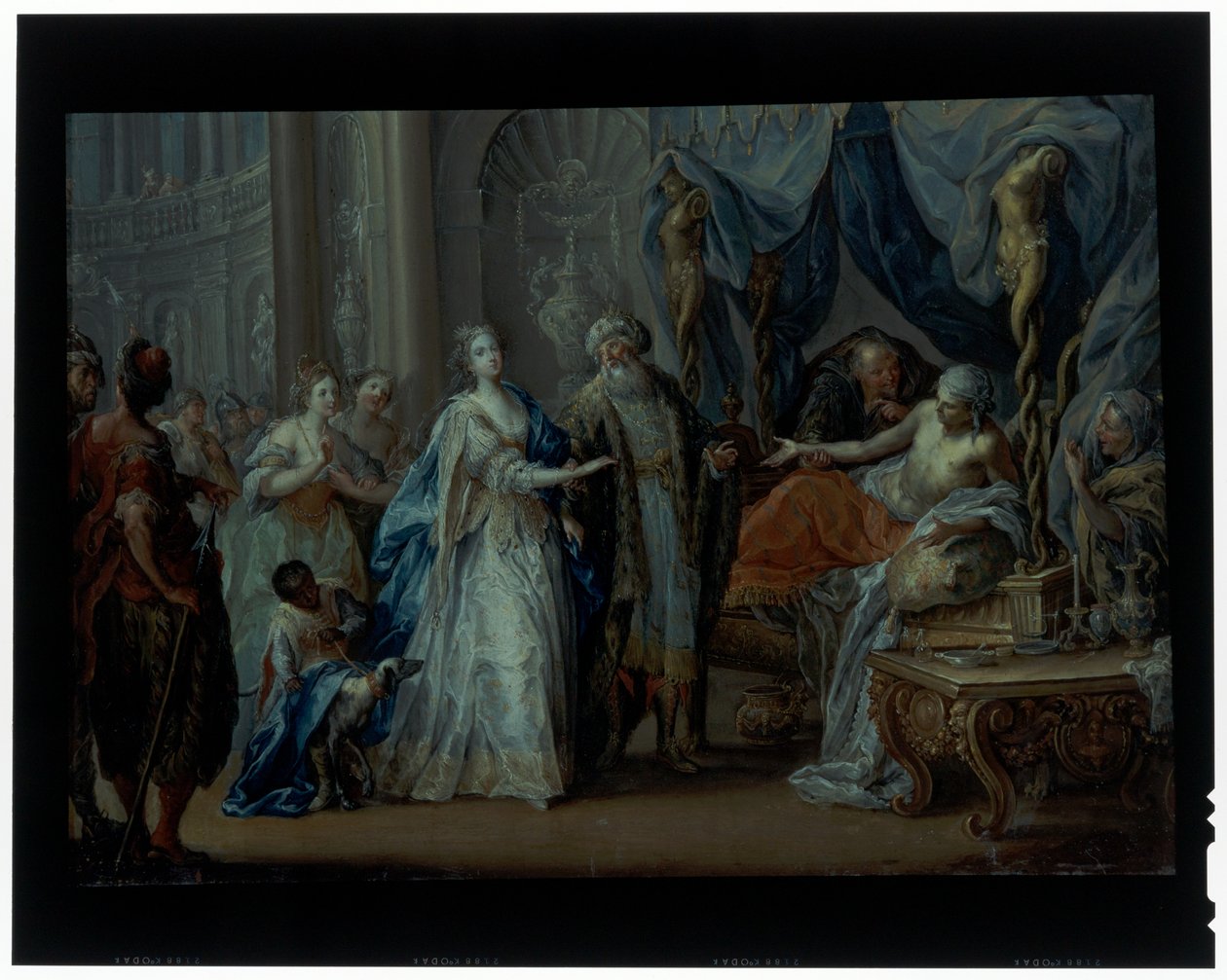Antiochos a Stratonike od Johann Georg Platzer