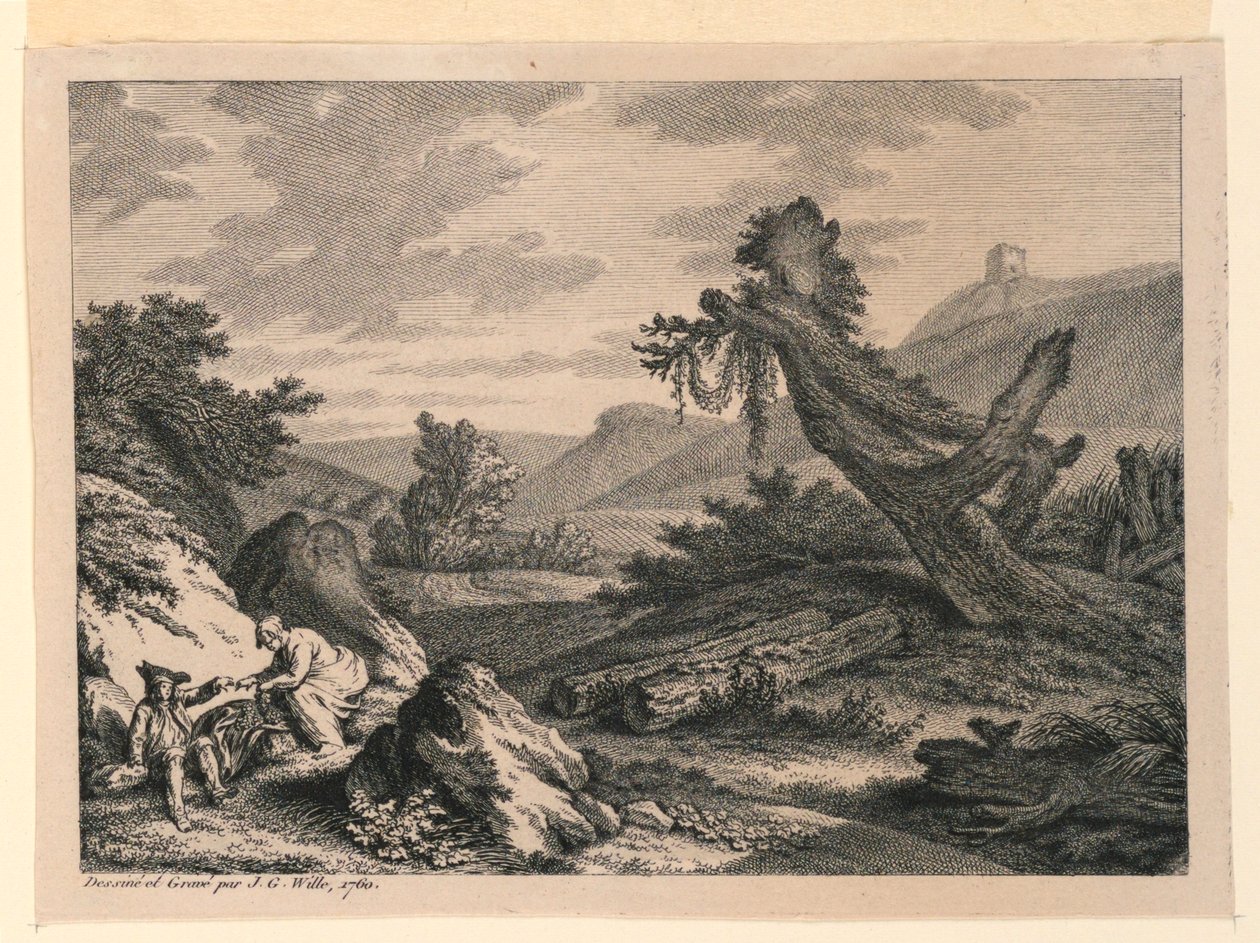 Piknik od Johann Georg Wille