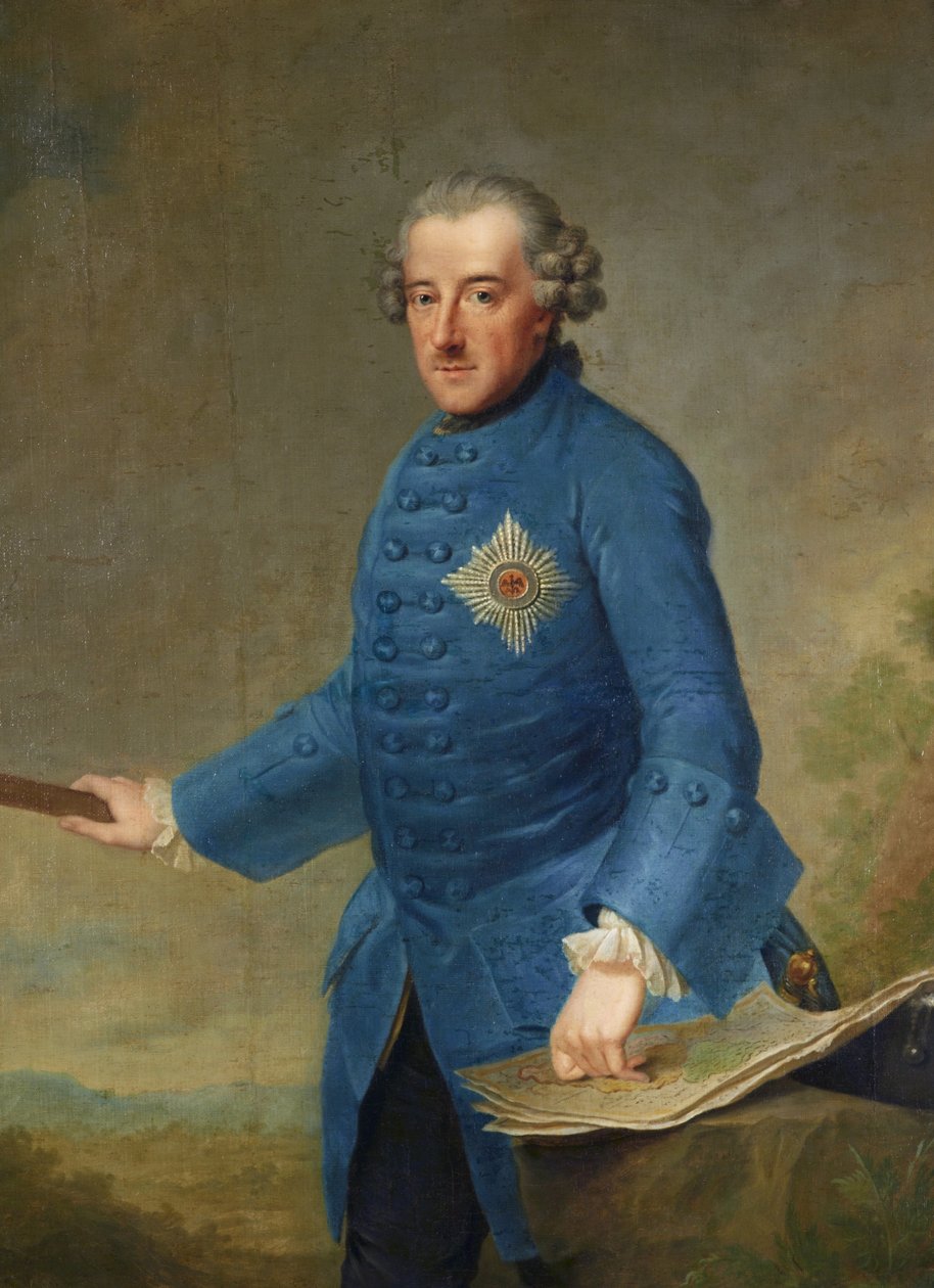 Fridrich Veliký od Johann Georg Ziesenis