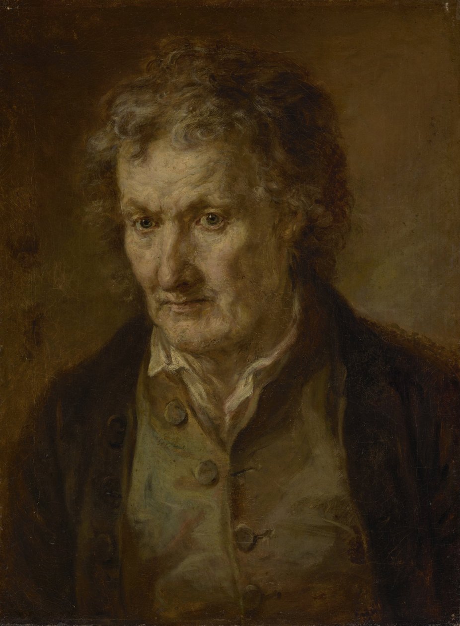 mužský portrét od Johann Georg von Edlinger