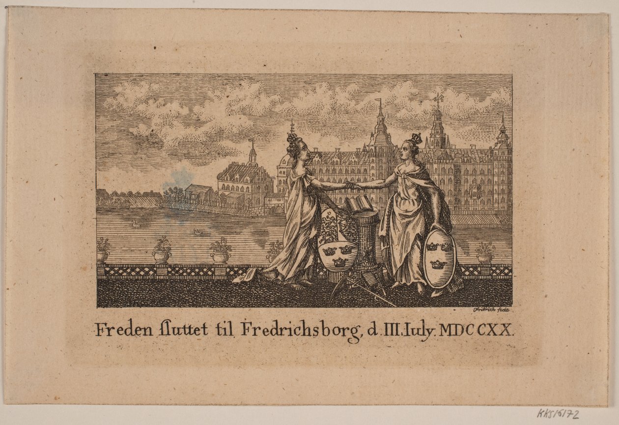 Mír uzavřen ve Frederiksborgu od Johann Gottlieb Friedrich