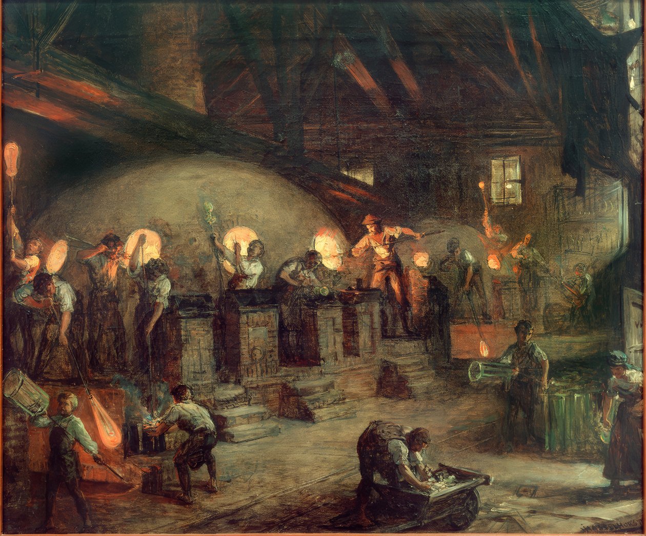 Sklárny v Hesensku od Johann Heinrich Hasselhorst