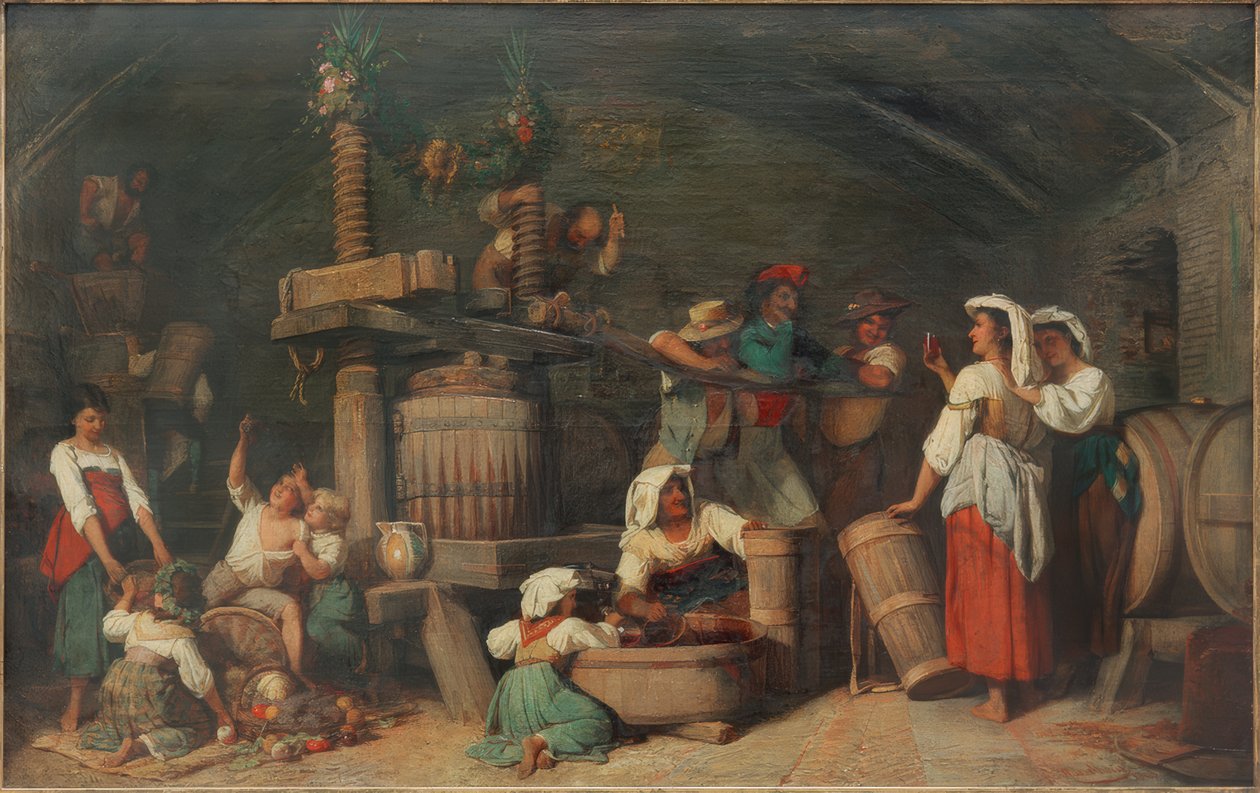Římský lis na víno od Johann Heinrich Hasselhorst