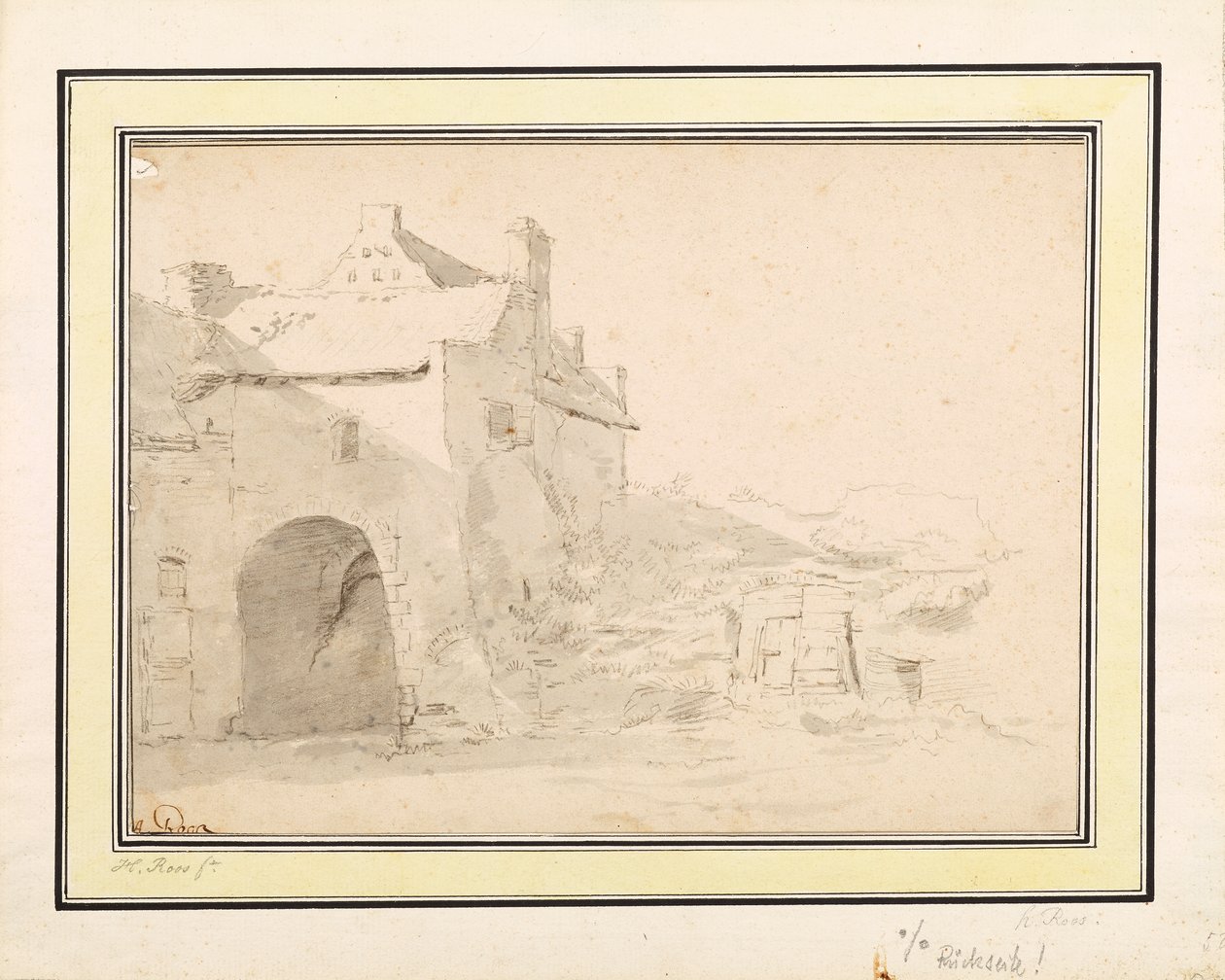 Architektonická studie od Johann Heinrich Roos