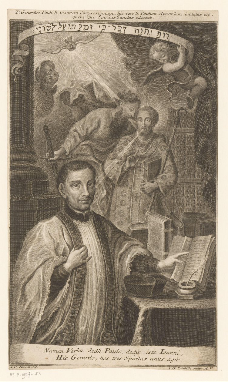 Portrét Gerharda Pauliho od Johann Heinrich Störchlin