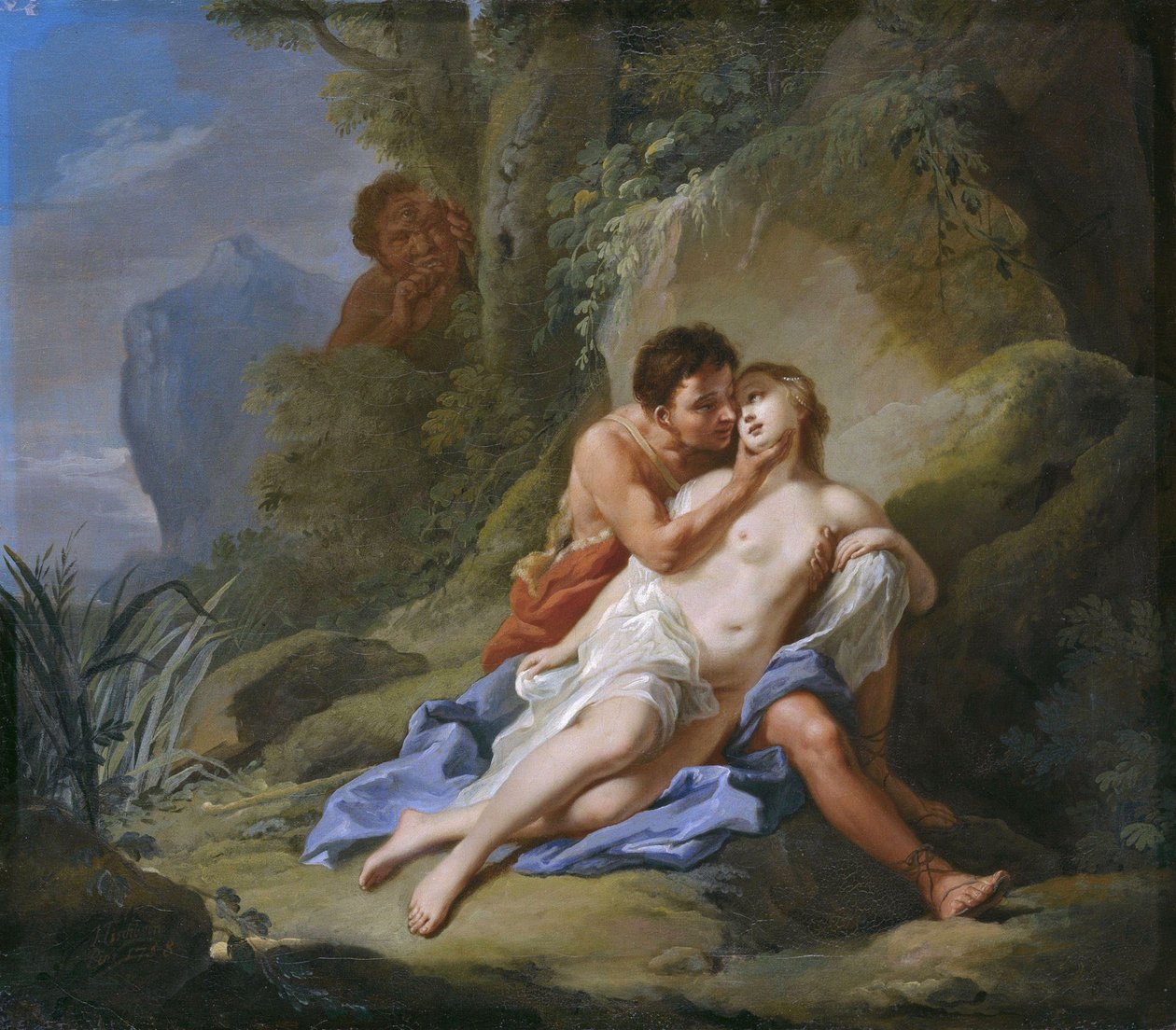 Acis a Galatea od Johann Heinrich Tischbein