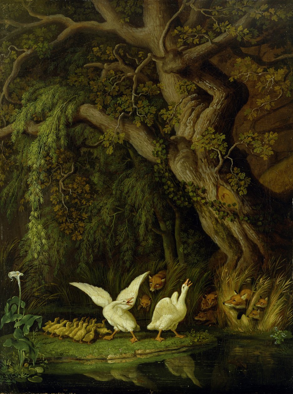 Lišky a husy od Johann Heinrich Wilhelm Tischbein