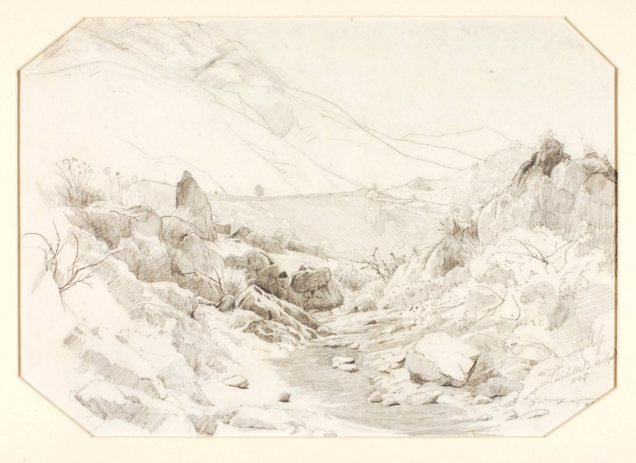 Civitella, Itálie od Johann Hermann Carmiencke