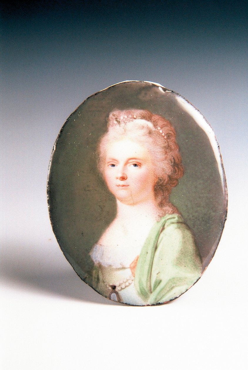 portrét dámy od Johann Ignaz Krafft