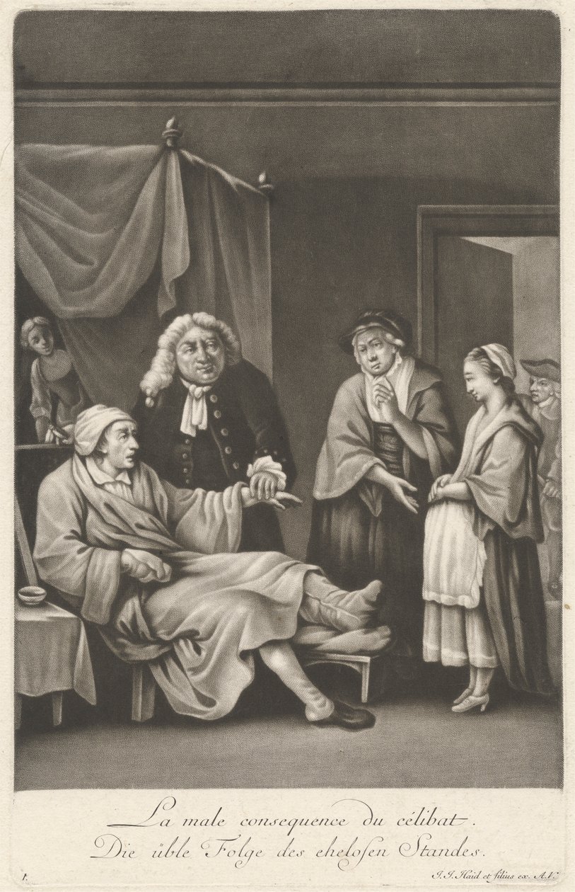 Zlý následek celibátu od Johann Jacobus Haid
