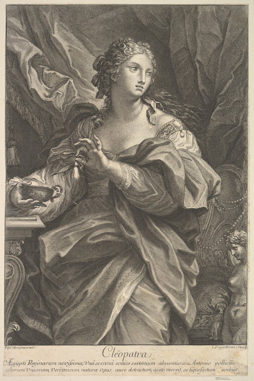 Kleopatra, 1720. od Johann Jakob Frey the Elder