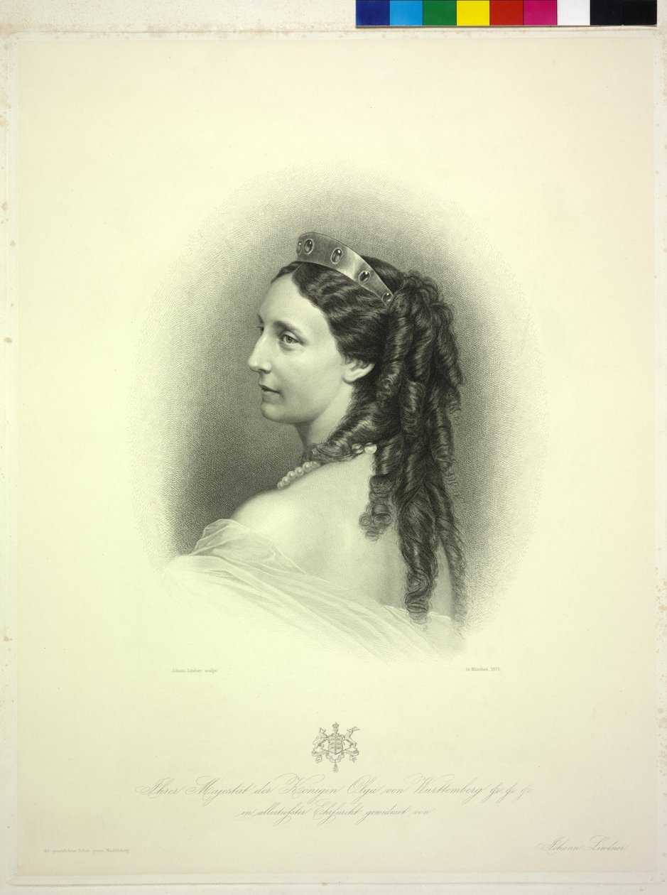 Ruská velkokněžna Olga od Johann Lindner