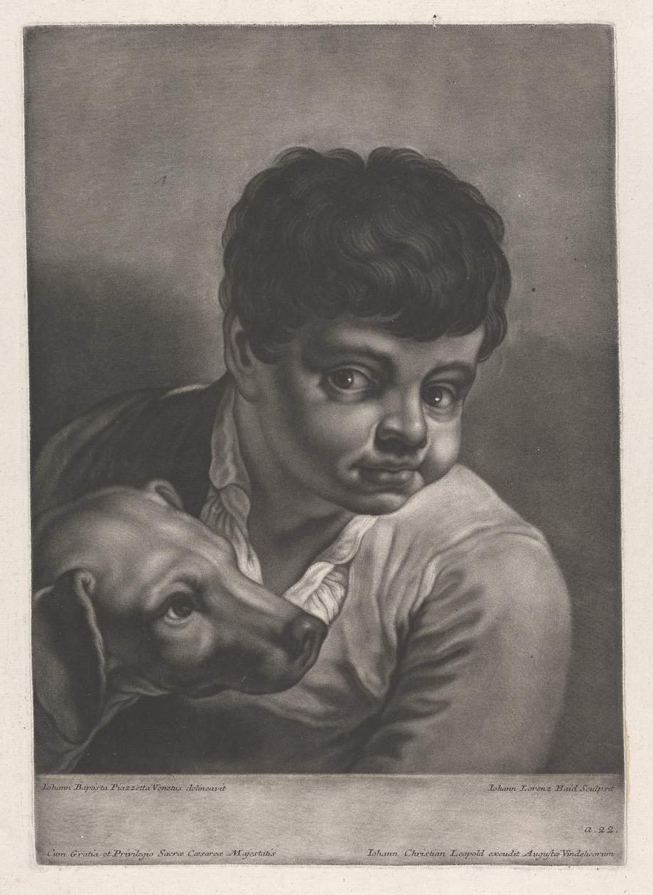 Portrét muže od Johann Lorenz Haid