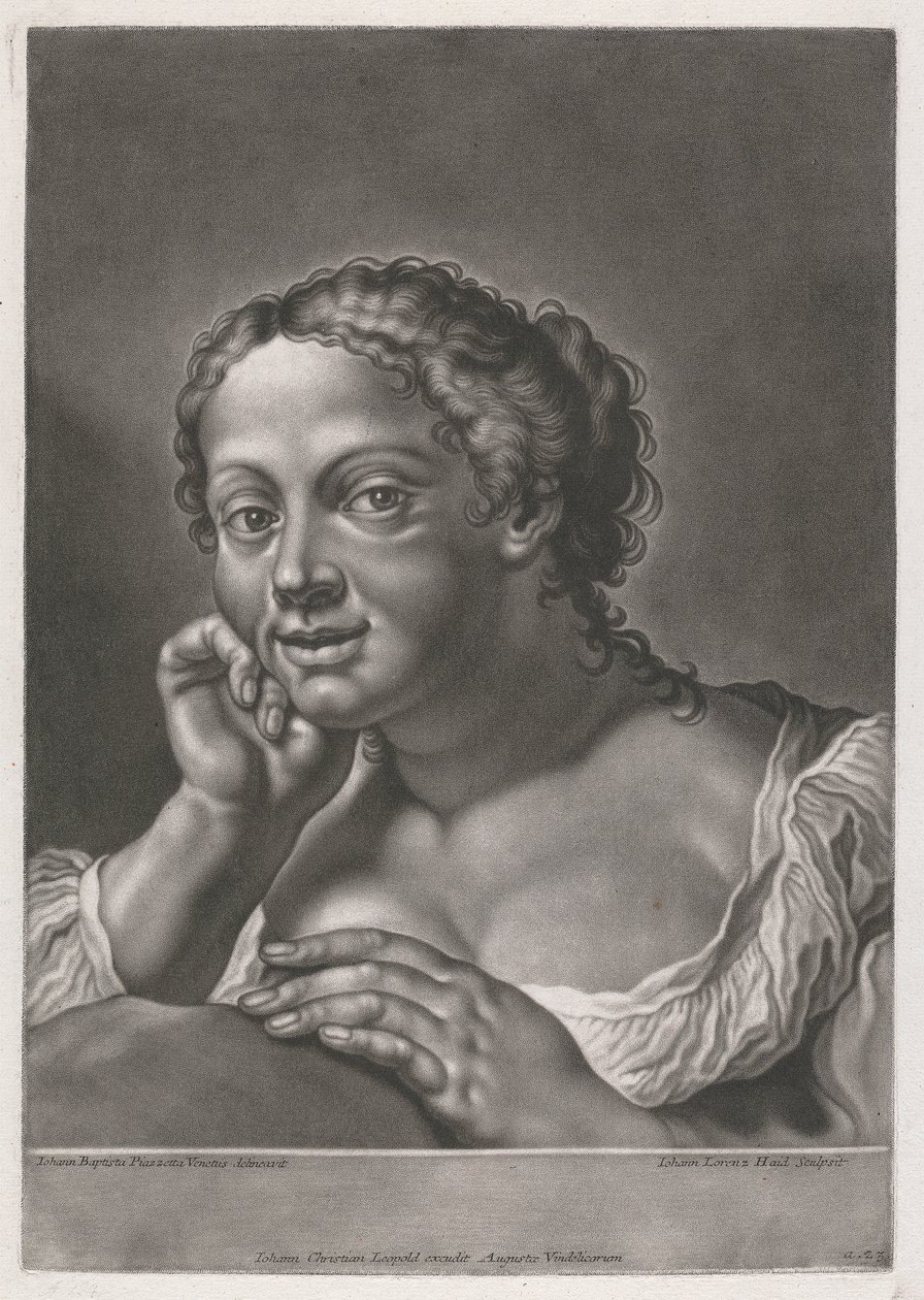 Portrét ženy od Johann Lorenz Haid