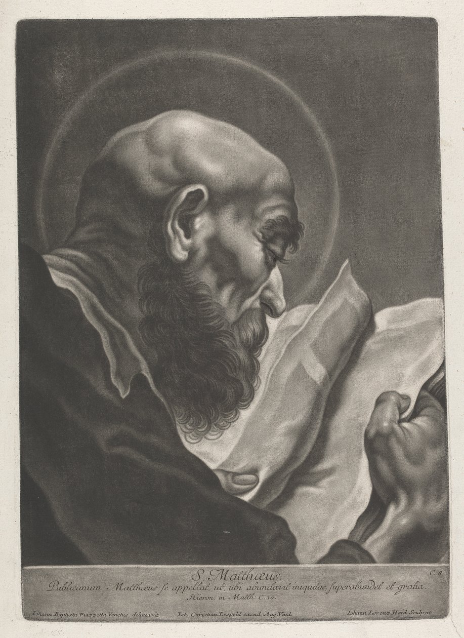 S. Matthaeus od Johann Lorenz Haid
