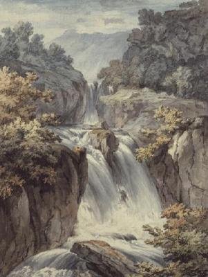 Vodopád od Johann Ludwig Alberli