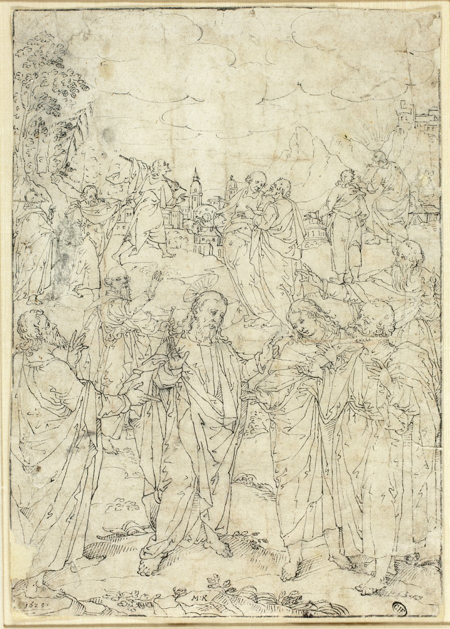 Kristus a apoštolové od Johann Mathias Kager