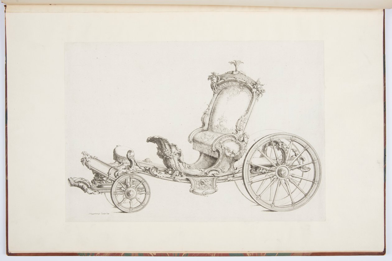 Design pro kabriolet od Johann Michael Hoppenhaupt II