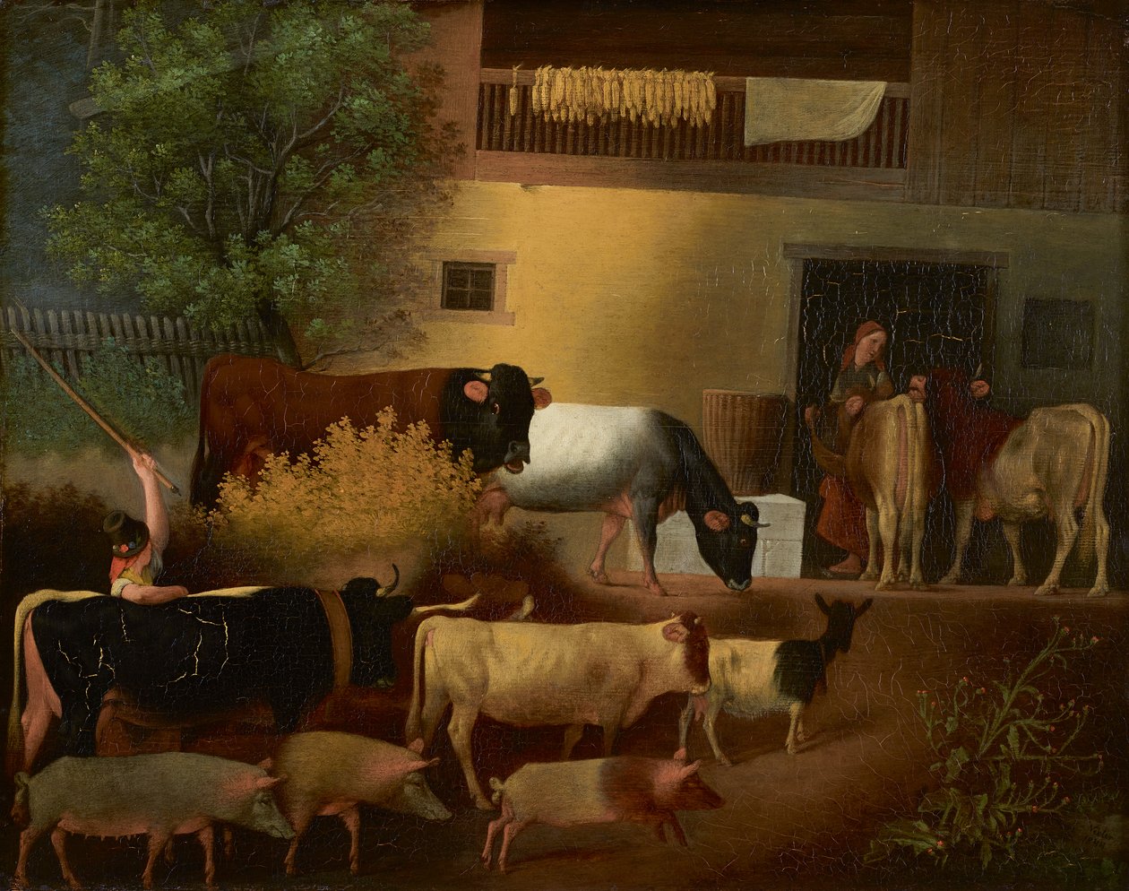 Návrat stáda od Johann Michael Neder