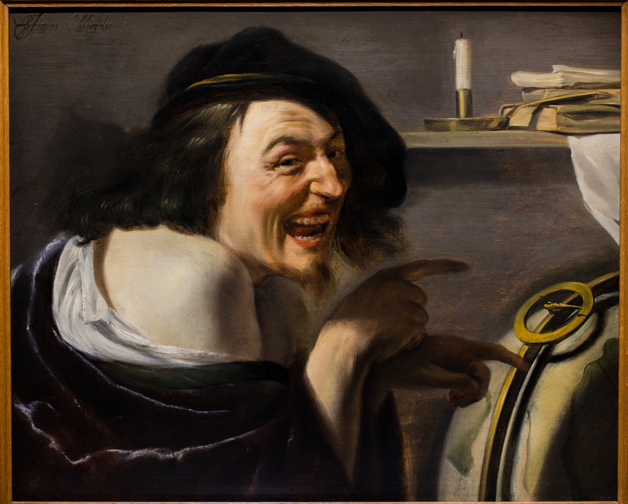 Demokritos, asi 1620 (olej na dřevě) od Johann Moreelse