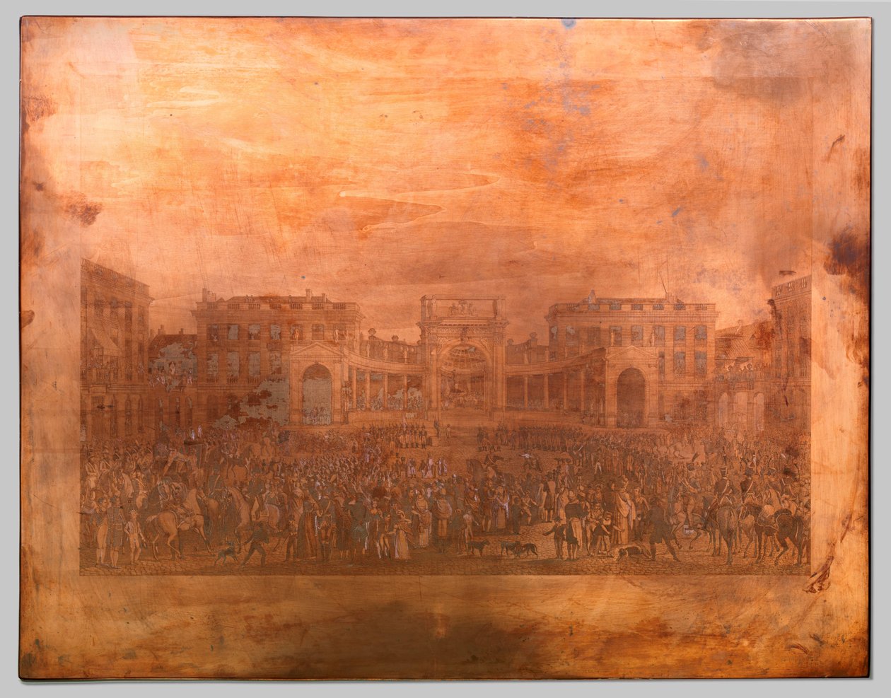 Pocta Viléma I. v Bruselu od Johann Nepomuk Gibèle