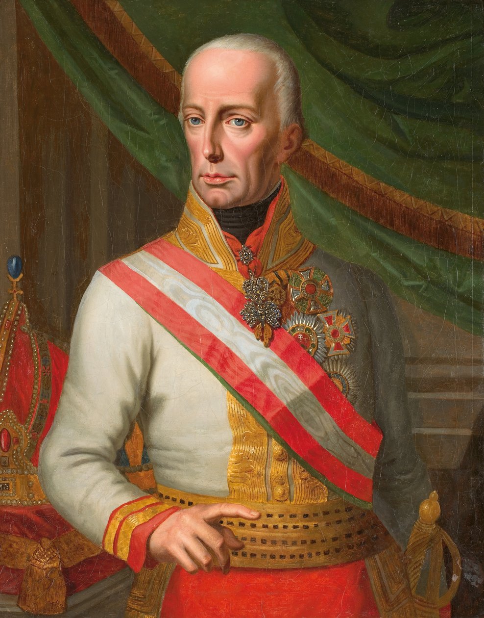 Rakouský císař František I. (II.). od Johann Nepomuk Höchle