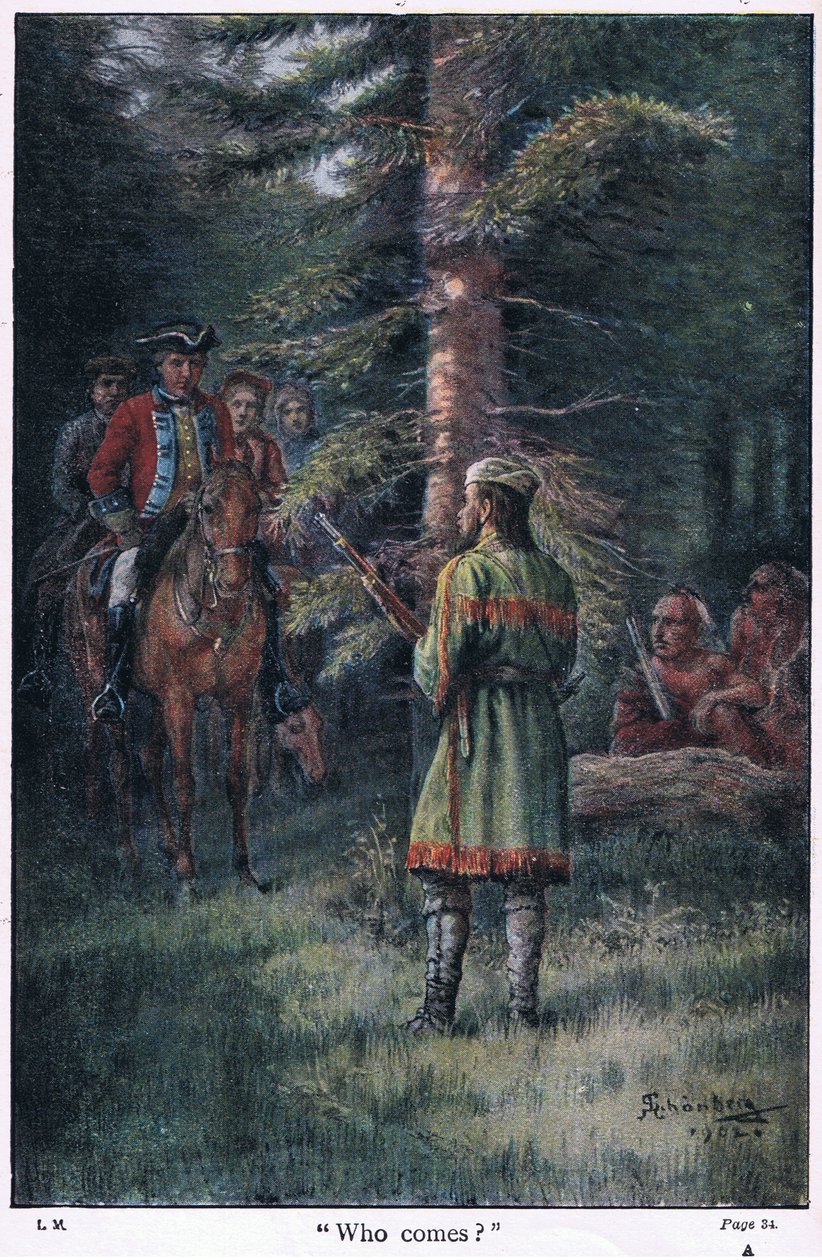 Kdo přichází?, 1910 od Johann Nepomuk Schonberg