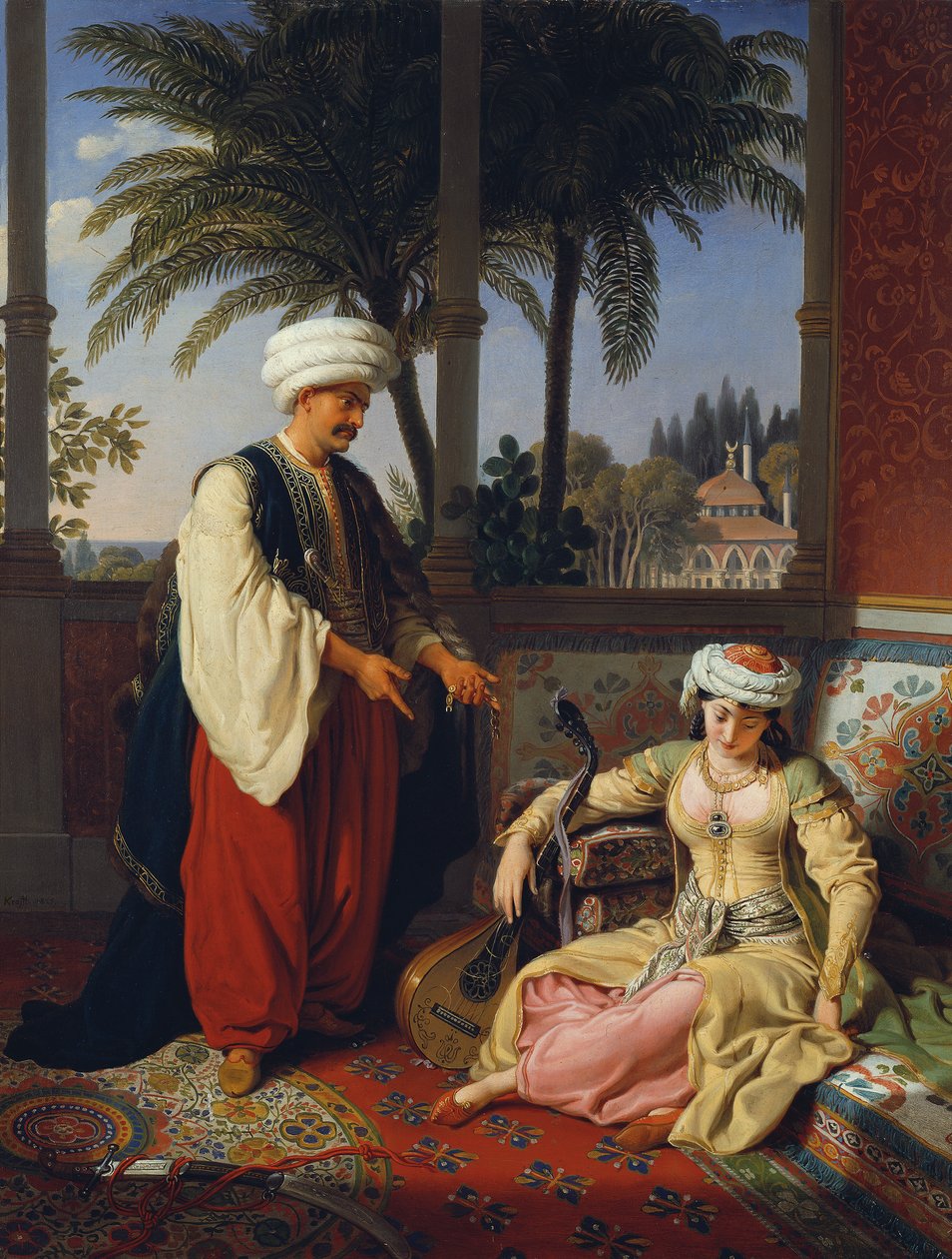 Turek ("Nevěra") od Johann Peter Krafft
