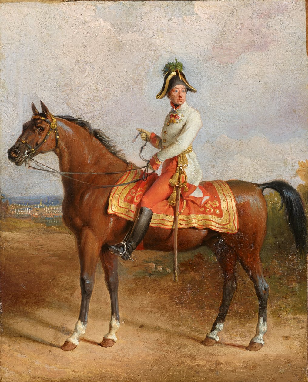 Arcivévoda Carl na koni od Johann Peter Krafft