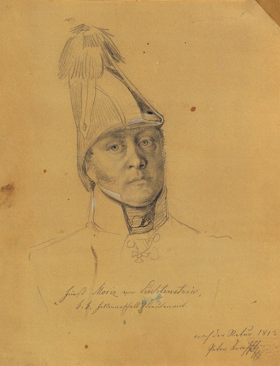 kníže Moritz z Lichtenštejna od Johann Peter Krafft