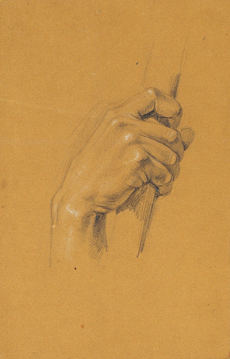 Ruční studie pro "Ossian a Malvina" od Johann Peter Krafft